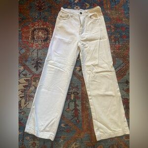 Reformation White Jeans 26
